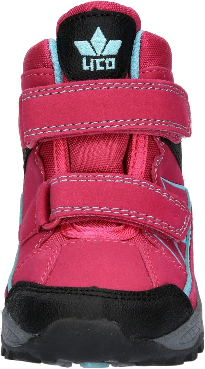 Lico Unisex Kinder Griffin High VTraillaufschuhe 34 EU Pink Schwarz Türkis, 34 EU Pink Schwarz T