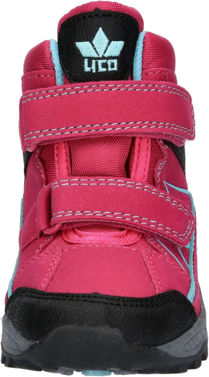 Lico Unisex Kinder Griffin High VTraillaufschuhe 34 EU Pink Schwarz Türkis, 34 EU Pink Schwarz T