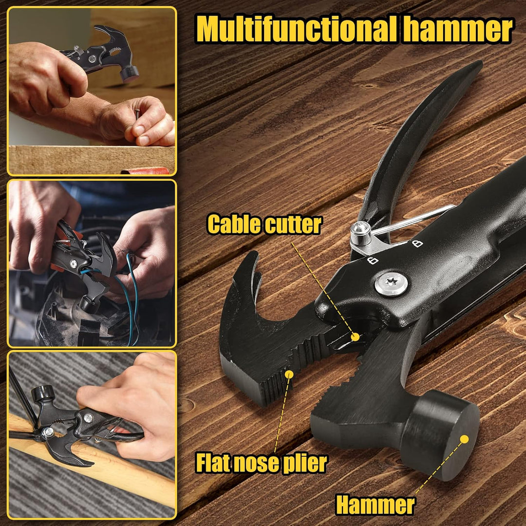ZOOI Geschenke für Männer 12 in 1 Multitool Camping Zubehör, Gadgets für Männer Geschenke für Papa,