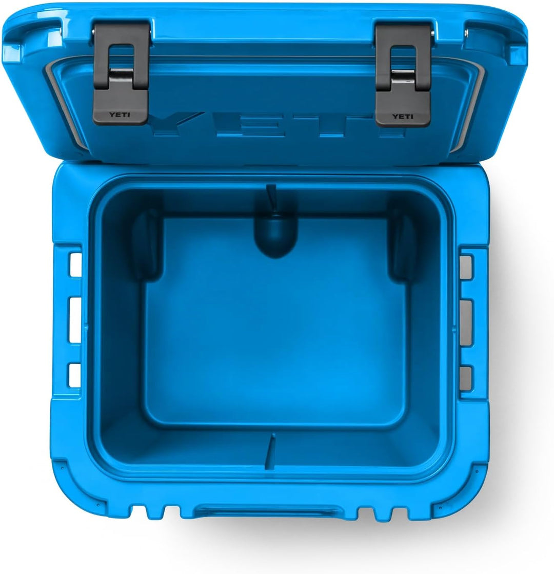 YETI Roadie 48 Rollkühler mit einziehbarem Periskopgriff Big Wave Blue, Big Wave Blue