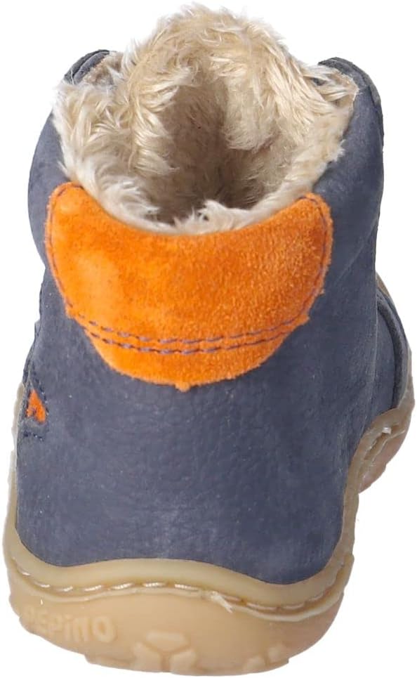 RICOSTA Mädchen und Jungen Lauflernschuhe Georg,Warmfutter,Leder,WMS:Mittel/Weit 20 EU Blau 180, 20