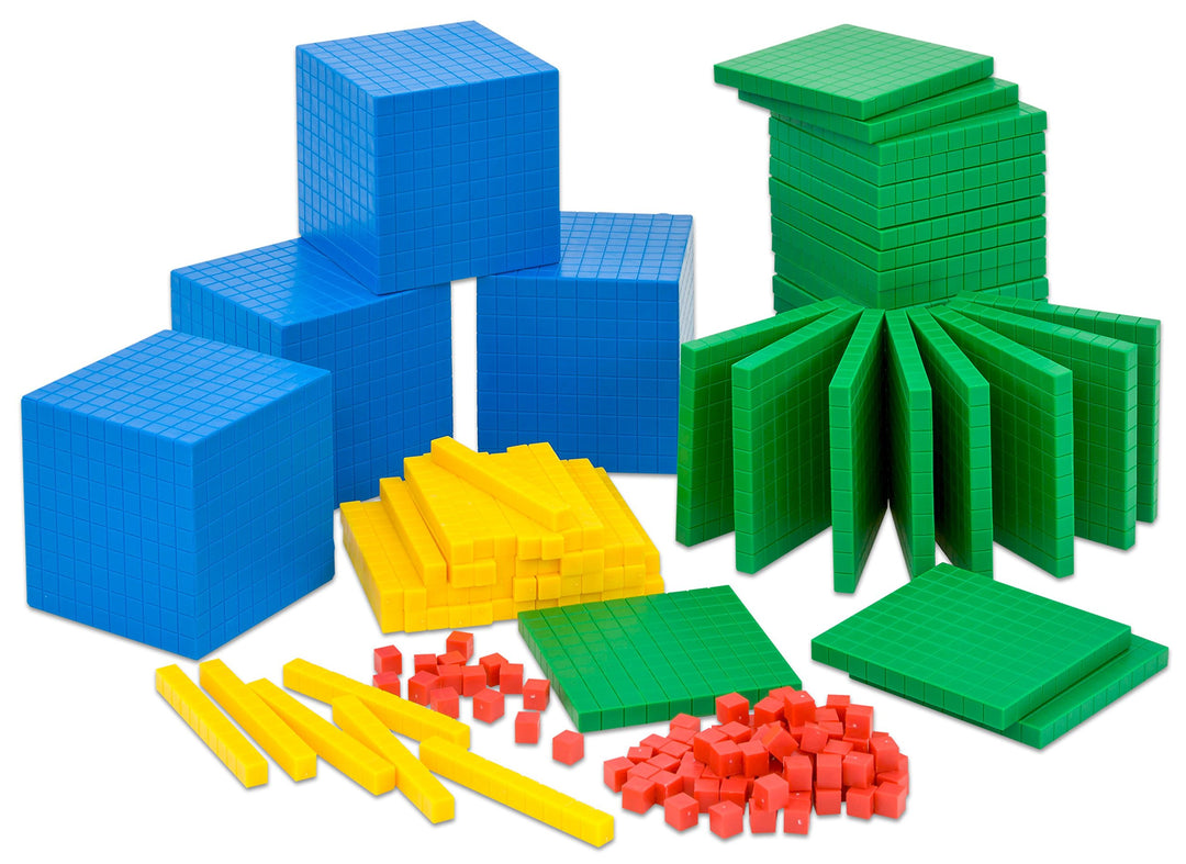 Betzold - Dienes-Material Systemblöcke Dezimalrechnen - Rechnen lernen Kinder Nocolor, Nocolor