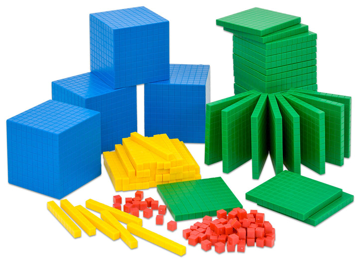 Betzold - Dienes-Material Systemblöcke Dezimalrechnen - Rechnen lernen Kinder Nocolor, Nocolor