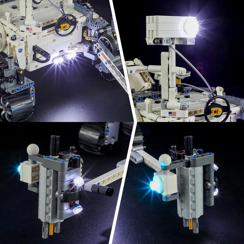 BRIKSMAX 42158 Led Licht für Lego NASA Mars-Rover Perserverance - Compatible with Lego Technic Baust