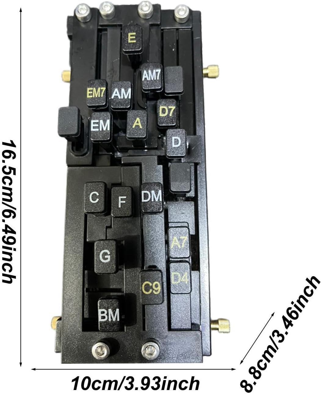 Gitarren-Akkordpresser, Gitarren-Akkord-Trainer für Anfänger, Akkord-Lernsystem, Gitarren-Lernwerkze