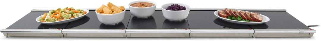 Steba Erweiterungsmodul für WP 1 Warmhalteplatte, stabile Glasoberfläche, superflache Bauweise, plat