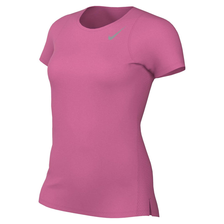 Nike Damen Nk Fast Df Ss T-Shirt S Rosa, S Rosa