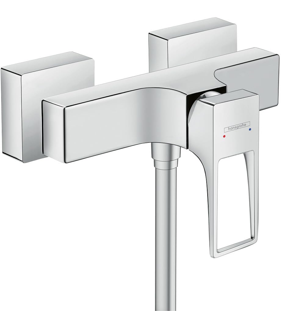 hansgrohe Metropol Duscharmatur, Aufputz, Chrom Chrom Bügelgriff Dusche, Chrom Bügelgriff Dusche