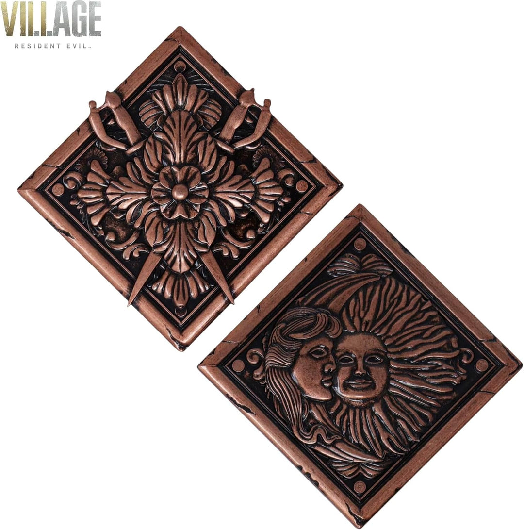 FANATTIK Resident Evil VIII – Dorfnachbildung Hauswappen Medaillon Kollektion, Einheitsgrösse, Kunst