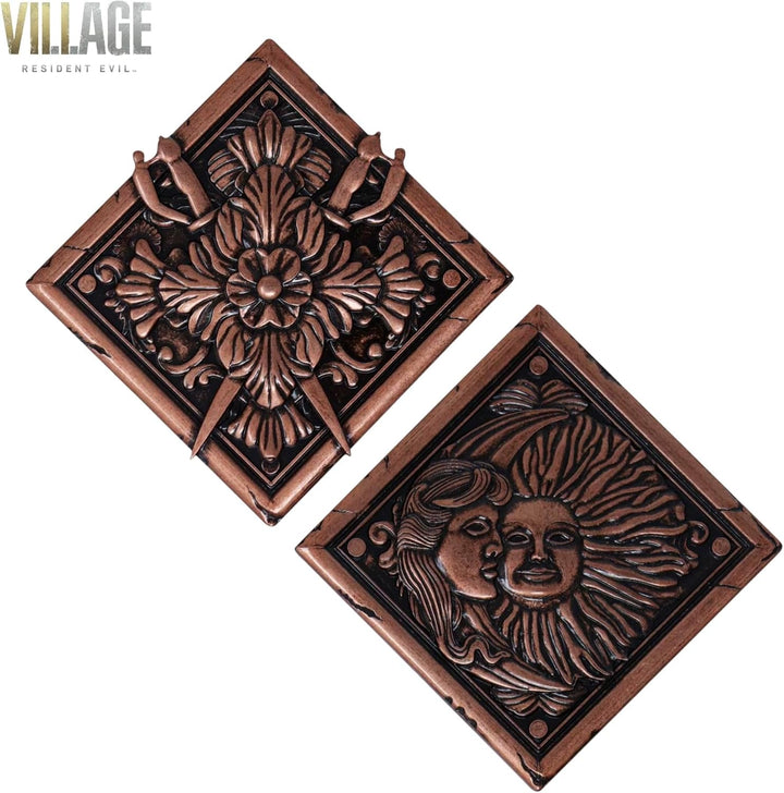 FANATTIK Resident Evil VIII – Dorfnachbildung Hauswappen Medaillon Kollektion, Einheitsgrösse, Kunst