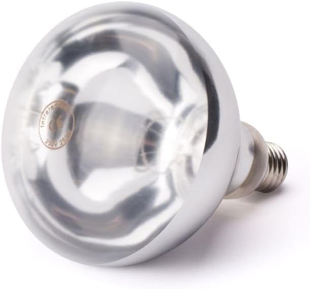 HENDI Infrarotlampe, für Wärmelampen und Wärmebrücken, zum Warmhalten von Speisen, Bruchsicher, E27