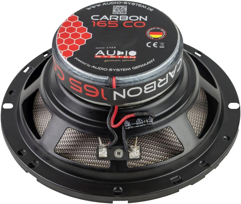 Audio System Carbon 165 CO 2-Wege 16,5cm Koax Lautsprecher Speaker - 1 Paar - NEU