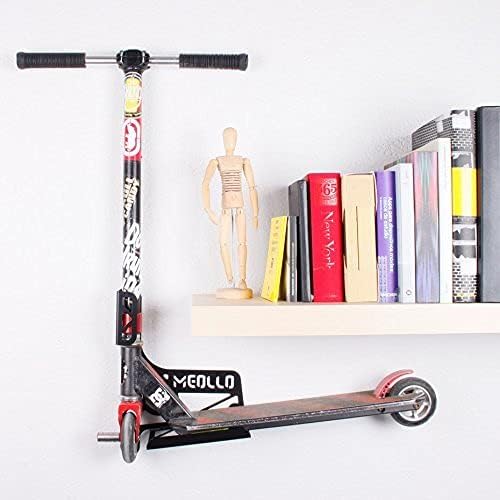 Kinderroller Scooter Wandhalterung (100% Stahl), Schwarz