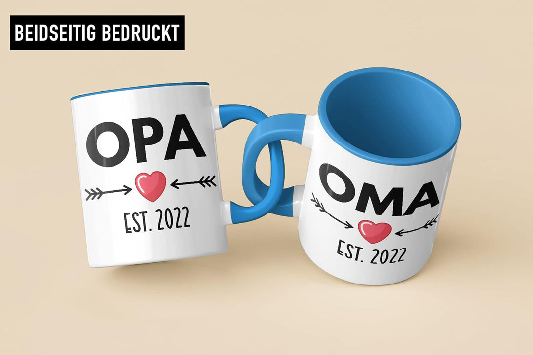 Trendation - Ihr werdet Oma und Opa 2022 Geschenk Schwangerschaft Verkünden Überraschung Baby Du Wir