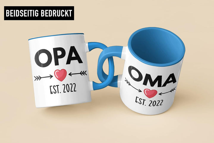 Trendation - Ihr werdet Oma und Opa 2022 Geschenk Schwangerschaft Verkünden Überraschung Baby Du Wir