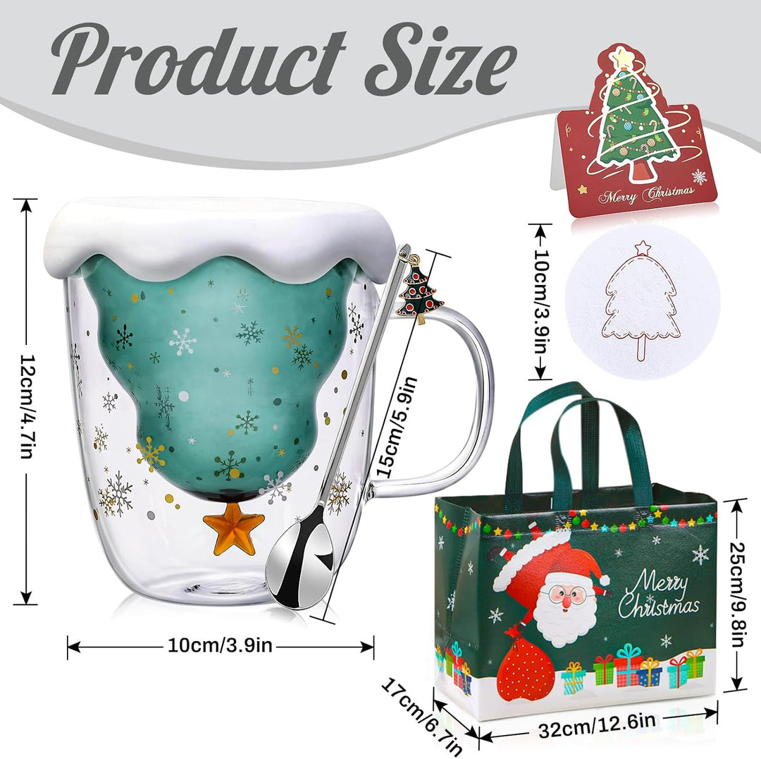 Arawat Weihnachtstasse Nikolausgeschenke Weihnachten Geschenk Nikolaus Tasse 2 Set Kleine Weihnachts