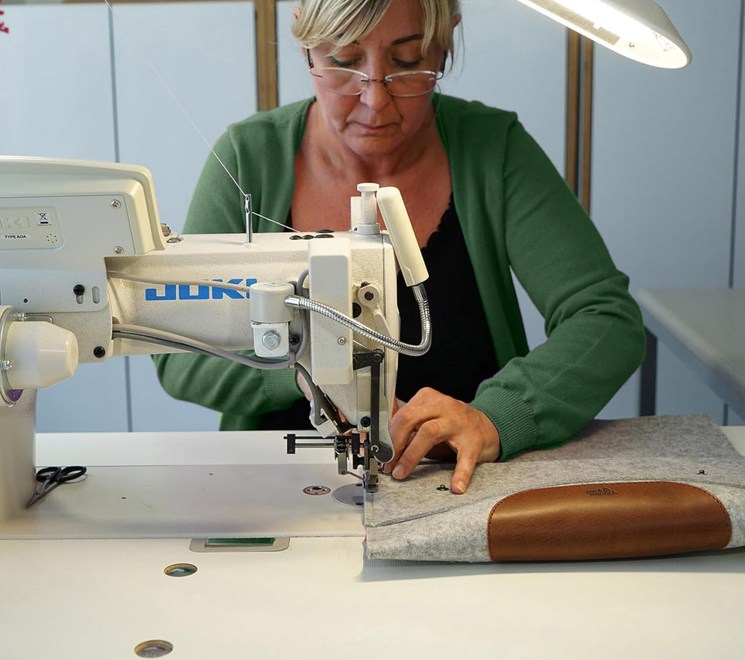 Pack & Smooch Hülle für MacBook Pro 14 (2021-2023) Sleeve Case 100% Wollfilz Und Pflanzlich Gegerbte