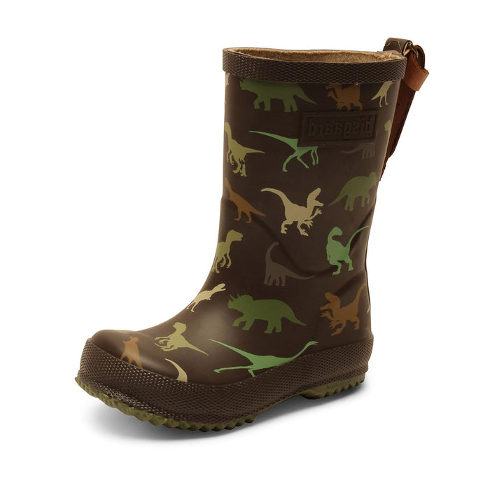 Bisgaard Unisex Kinder Bisgaard Basic RubberGummistiefel 22 EU Brown Dino, 22 EU Brown Dino
