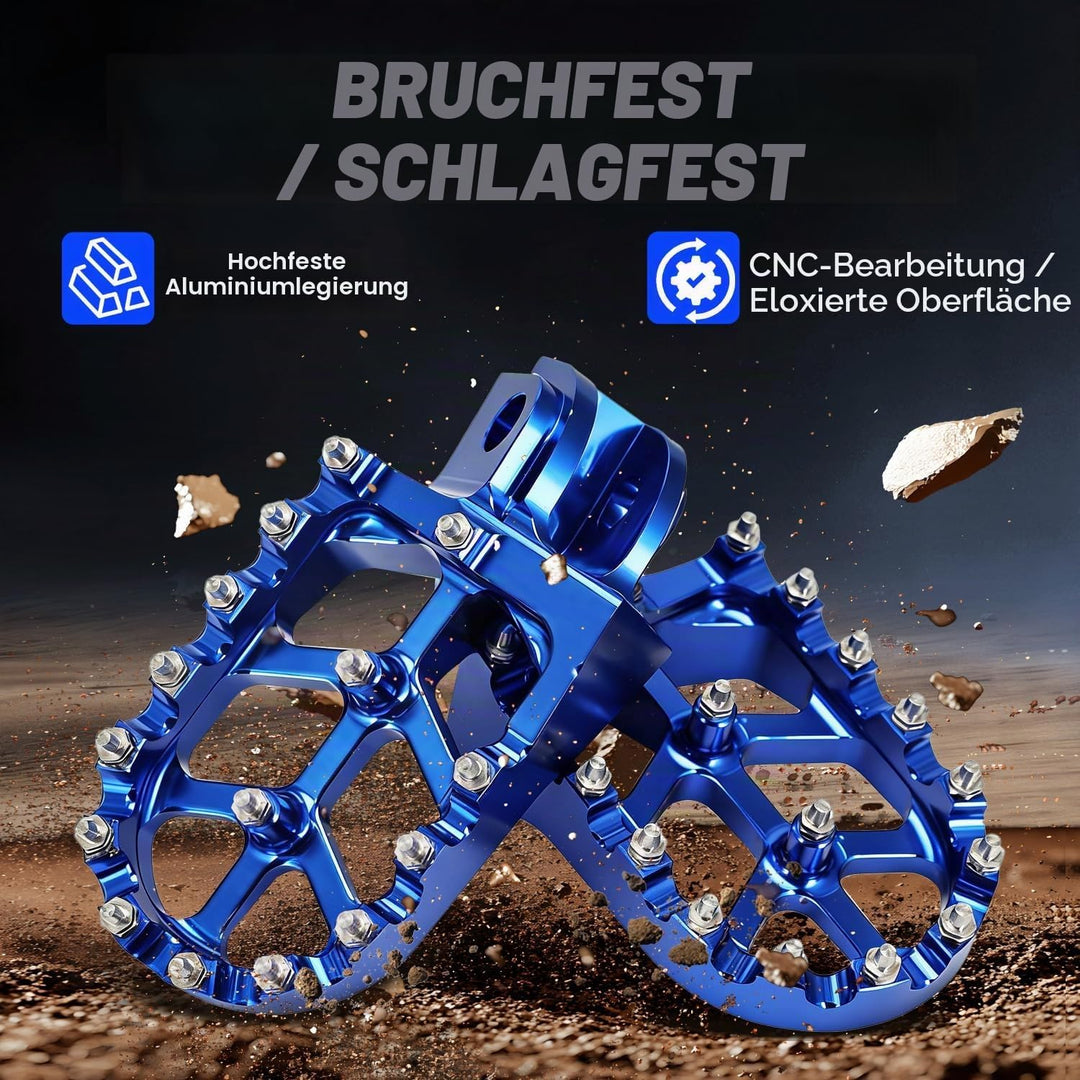 JFGRACING Motorrad CNC Fussrasten Fussrasten Ruhepedale Für 65-701 TE TC FE FC Enduro SUPER Moto 14-