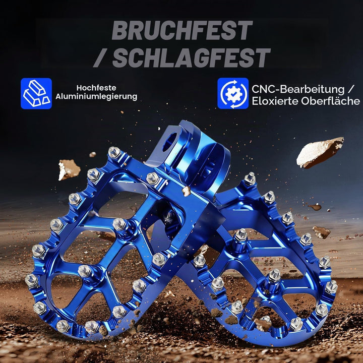 JFGRACING Motorrad CNC Fussrasten Fussrasten Ruhepedale Für 65-701 TE TC FE FC Enduro SUPER Moto 14-