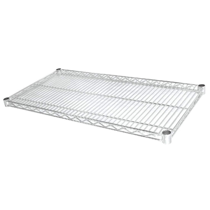 Vogue Drahtregal, 1220 x 457 mm, Chrom, 2 Stück 1220(w) x 457(d)mm, 1220(w) x 457(d)mm