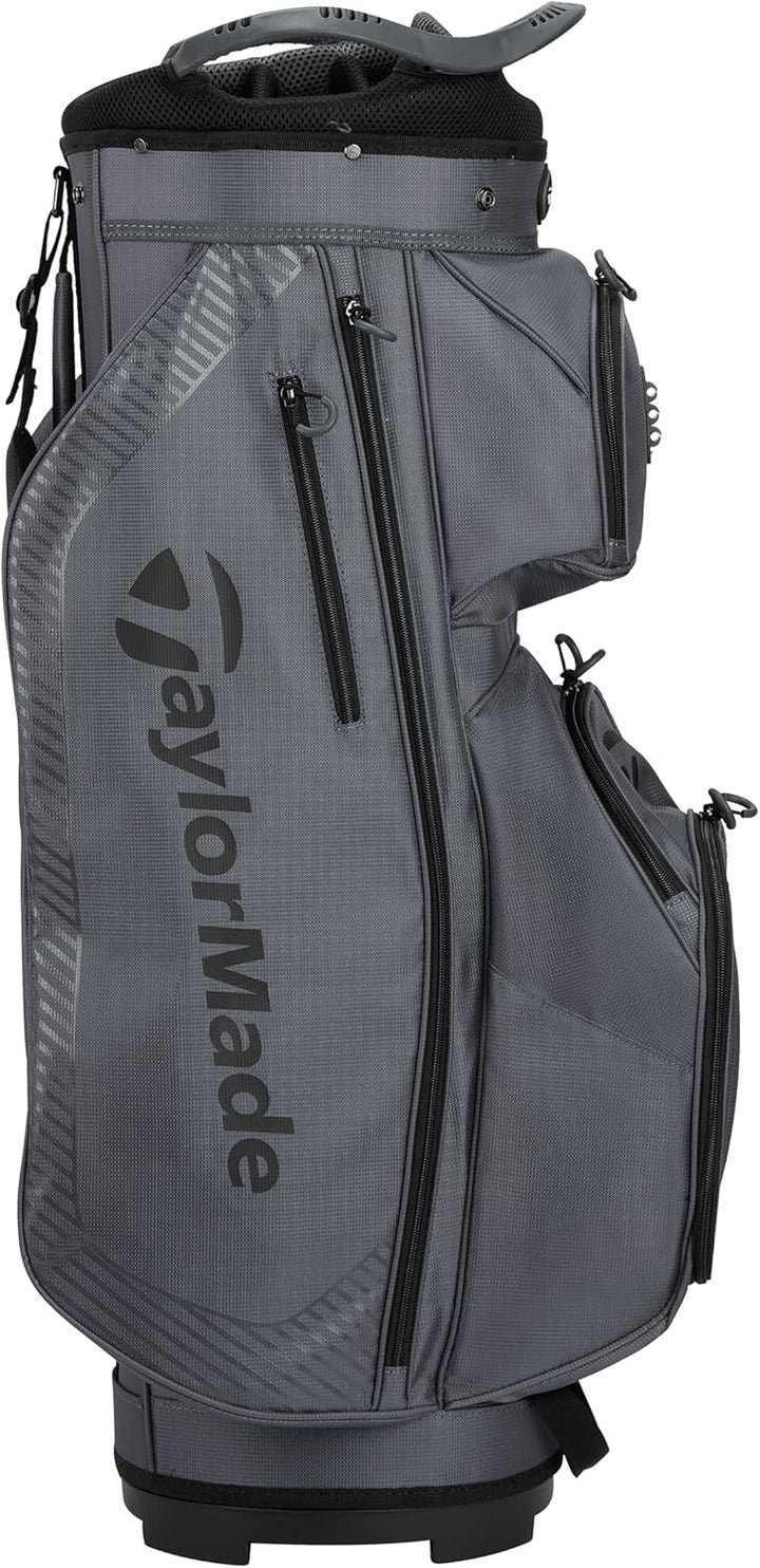 TaylorMade Golf Pro Stand & Cart Bag Charcoal Cart Bag, Charcoal Cart Bag
