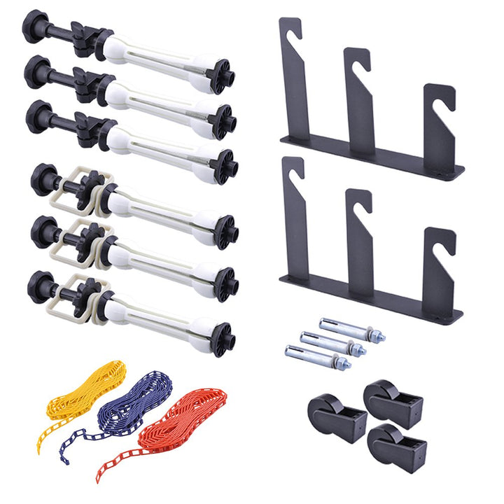 NEEWER Fotografie 3 Rollen Wandmontage Manuelle Hintergrund Unterstützung System mit 2 x Tri Fold Ha