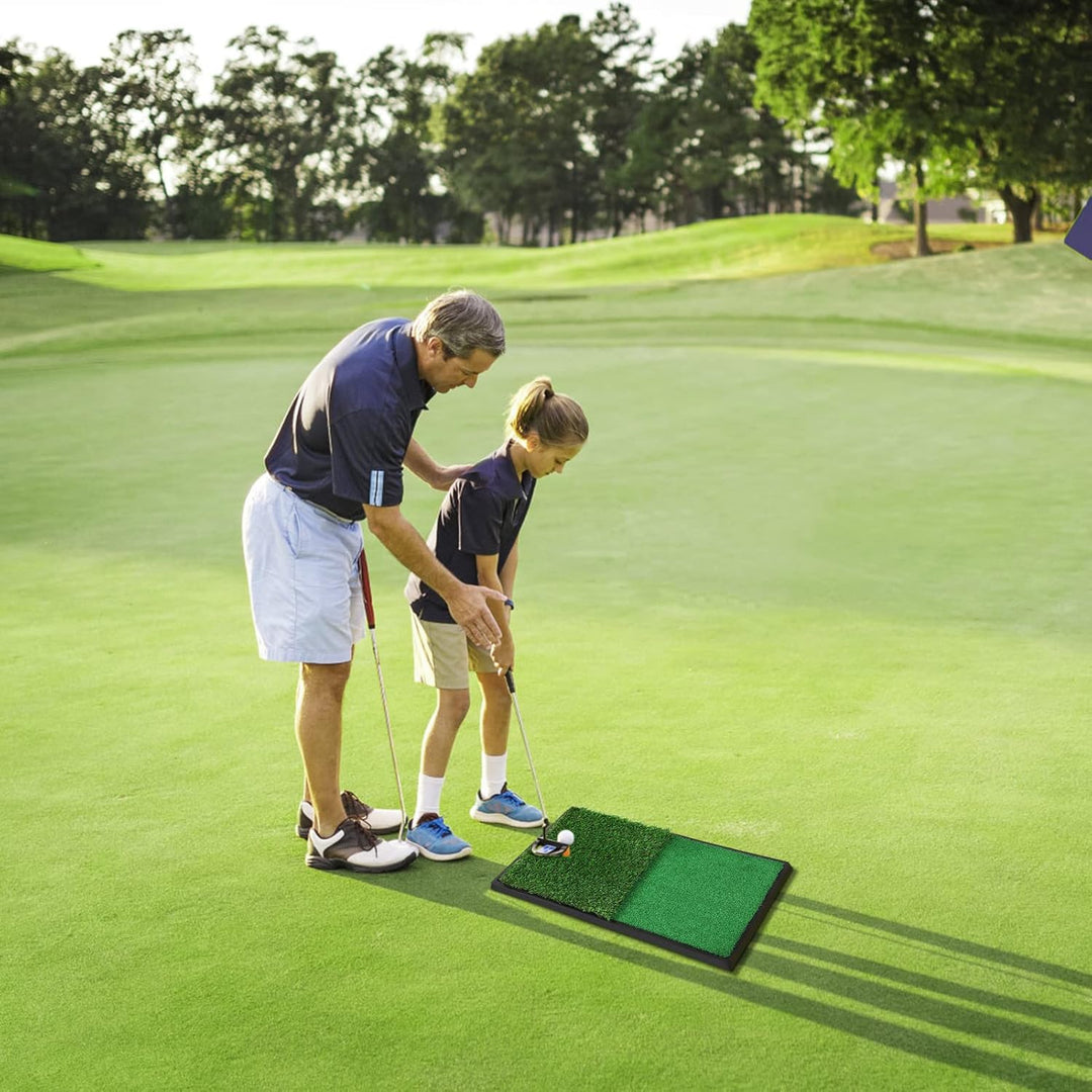 Abschlagmatte, Schlagmatte Golf-Übungsmatte Schlagmatte für Indoor Outdoor Trainingshilfen Mini Fair