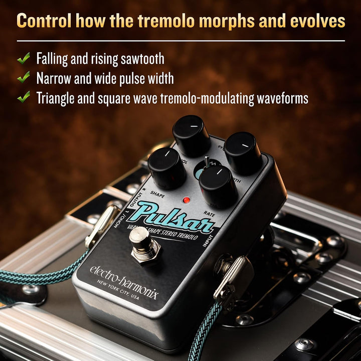 Electro Harmonix Nano Pulsar Variable Shape Stereo Tremolo