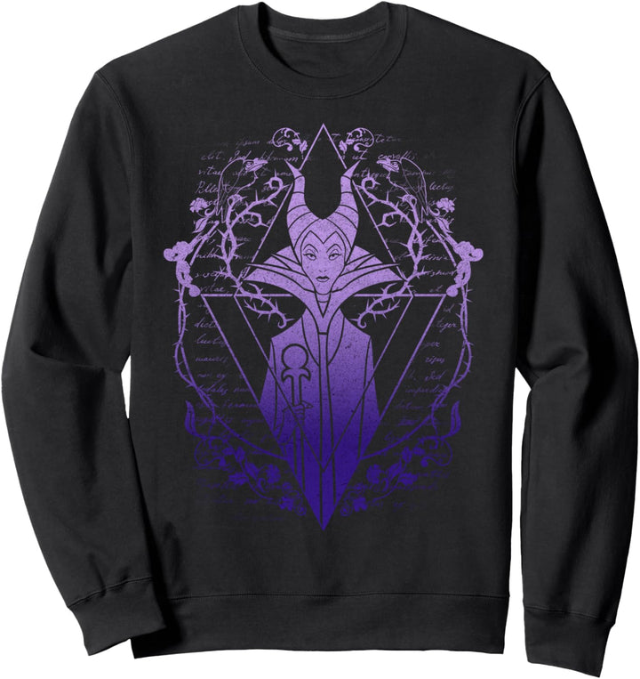 Disney Sleeping Beauty Maleficent Triangle Portrait Sweatshirt