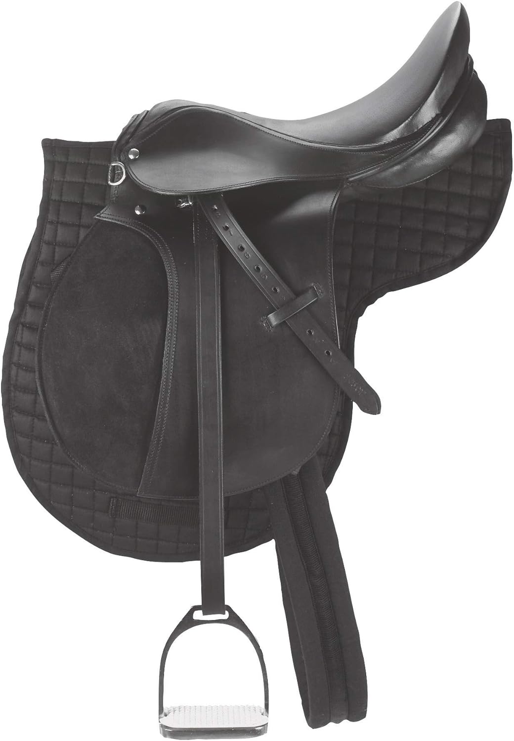 Kerbl 32285 Haflinger Sattelset,Katze, Pferd, schwarz Schwarz Haflinger: 17,5 Zoll, Schwarz Haflinge