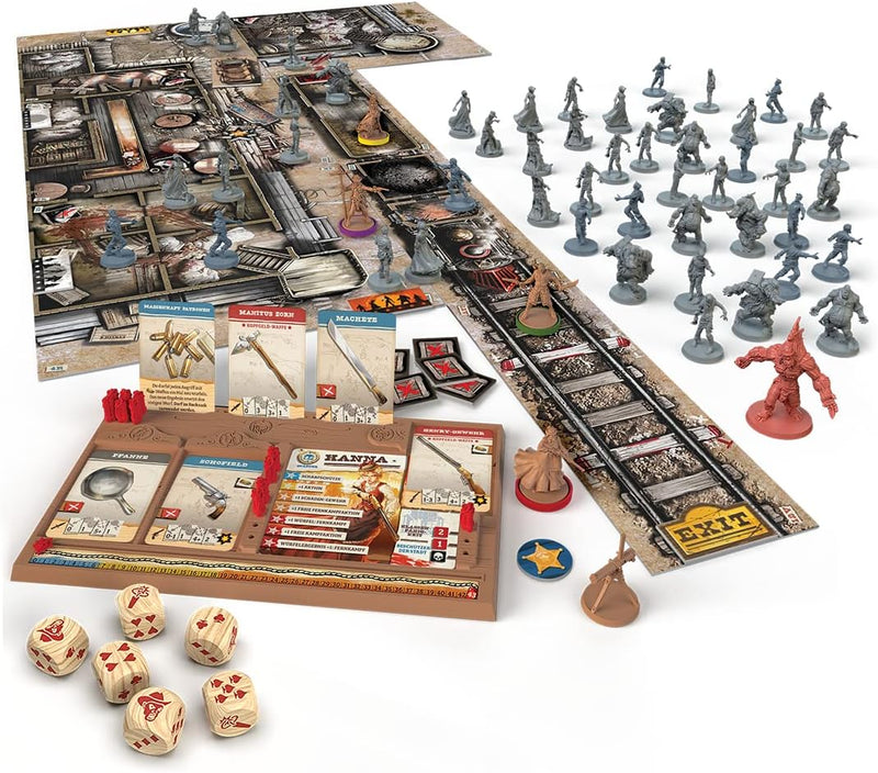 CMON | Zombicide: Undead or Alive | Grundspiel | Kennerspiel | Dungeon Crawler | 1-6 Spieler | Ab 14