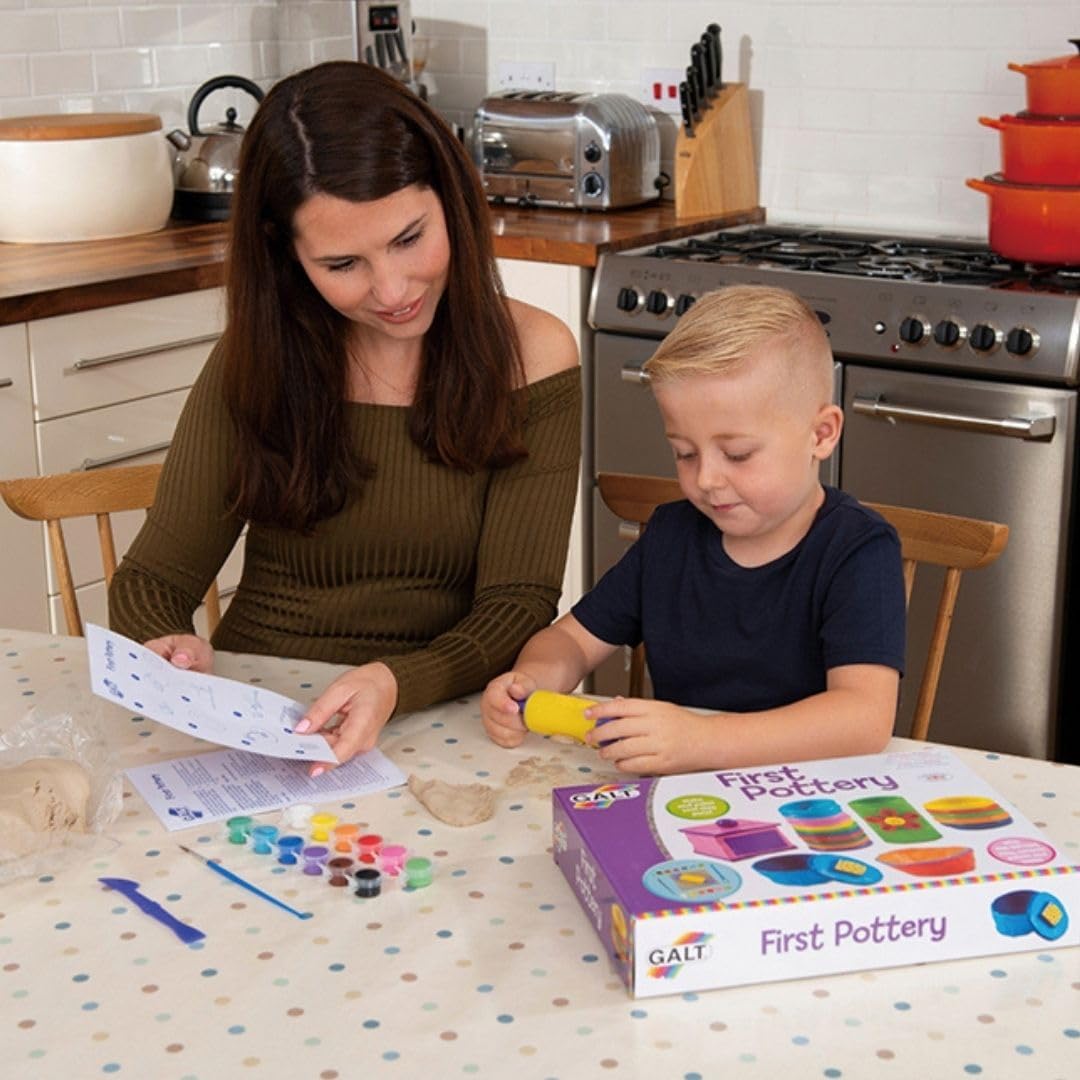 Galt Toys, First Pottery, Kids' Craft Kits, Ages 6 Years Plus