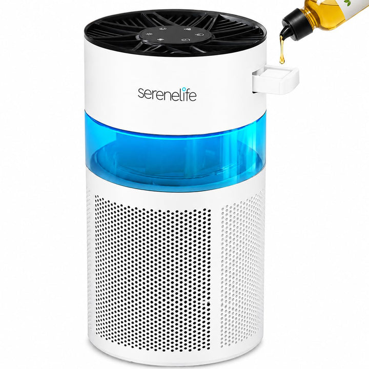 SereneLife Luftreiniger- mit HEPA 13 Filter für Zuhause Schlafzimmer, Luftfilter Allergiker mit Arom