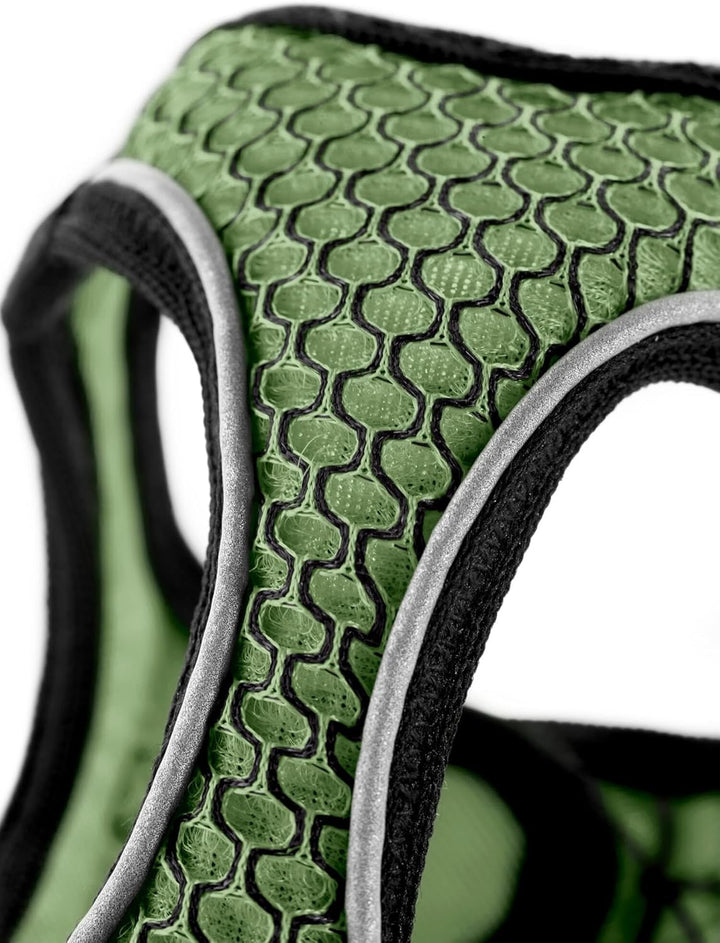 Hunter - Dog Harness Hilo Comfort. S-M, Green - (401673969800)