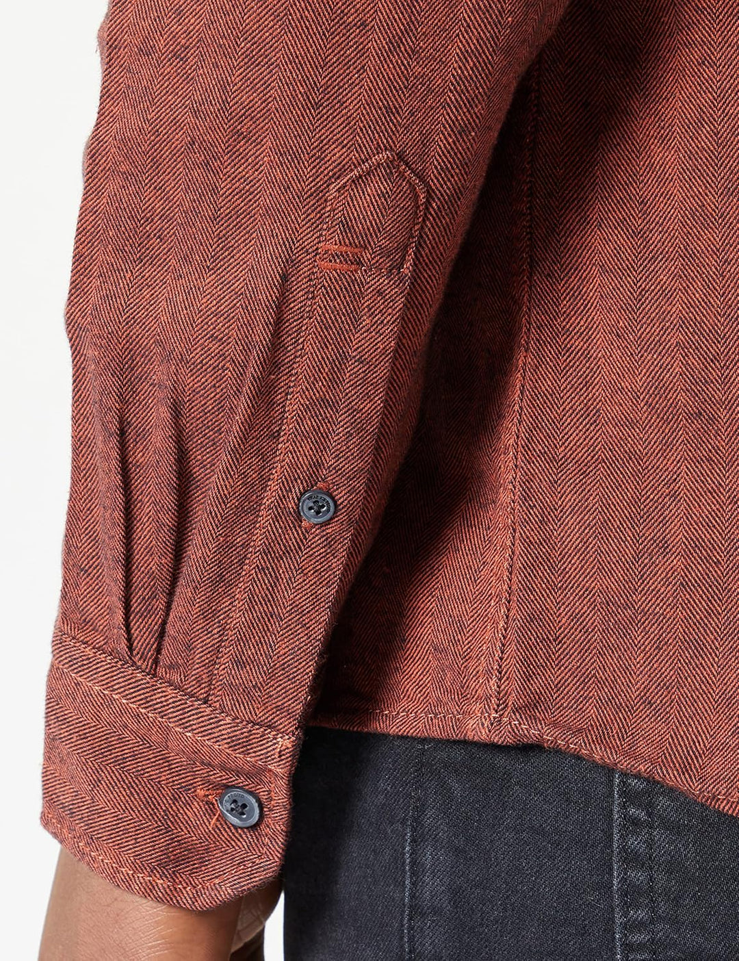 Blend Herren Woven Shirt L/S Hemd XXL 181350/Burnt Brick, XXL 181350/Burnt Brick