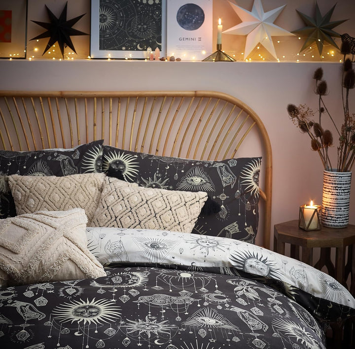 furn. Eingereif. Constellation King Duvet Cover Set. Baumwolle, Polyester, Multi King Multicolor, Ki
