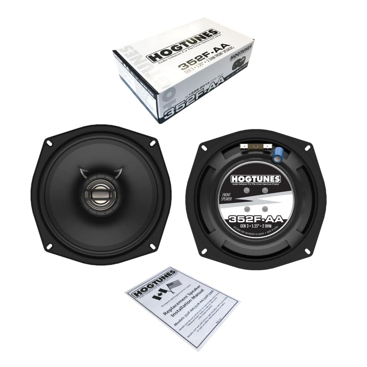Hogtunes 352F-AA 13,3 cm Ersatz-Frontlautsprecher (für Harley-Davidson FLH Touring Modelle 2006–2013