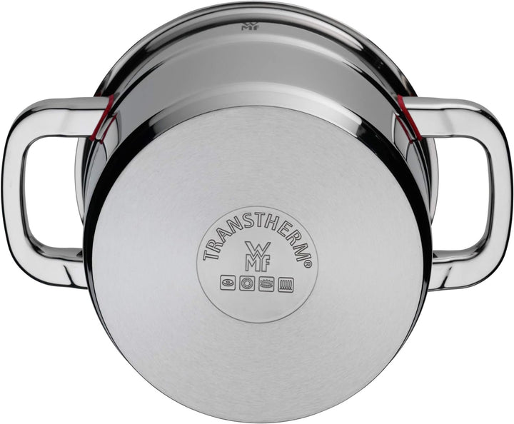 WMF Premium One Stielkasserolle 16,5 cm ohne Deckel, Kochtopf klein 1,5l, Milchtopf Induktion, Innen