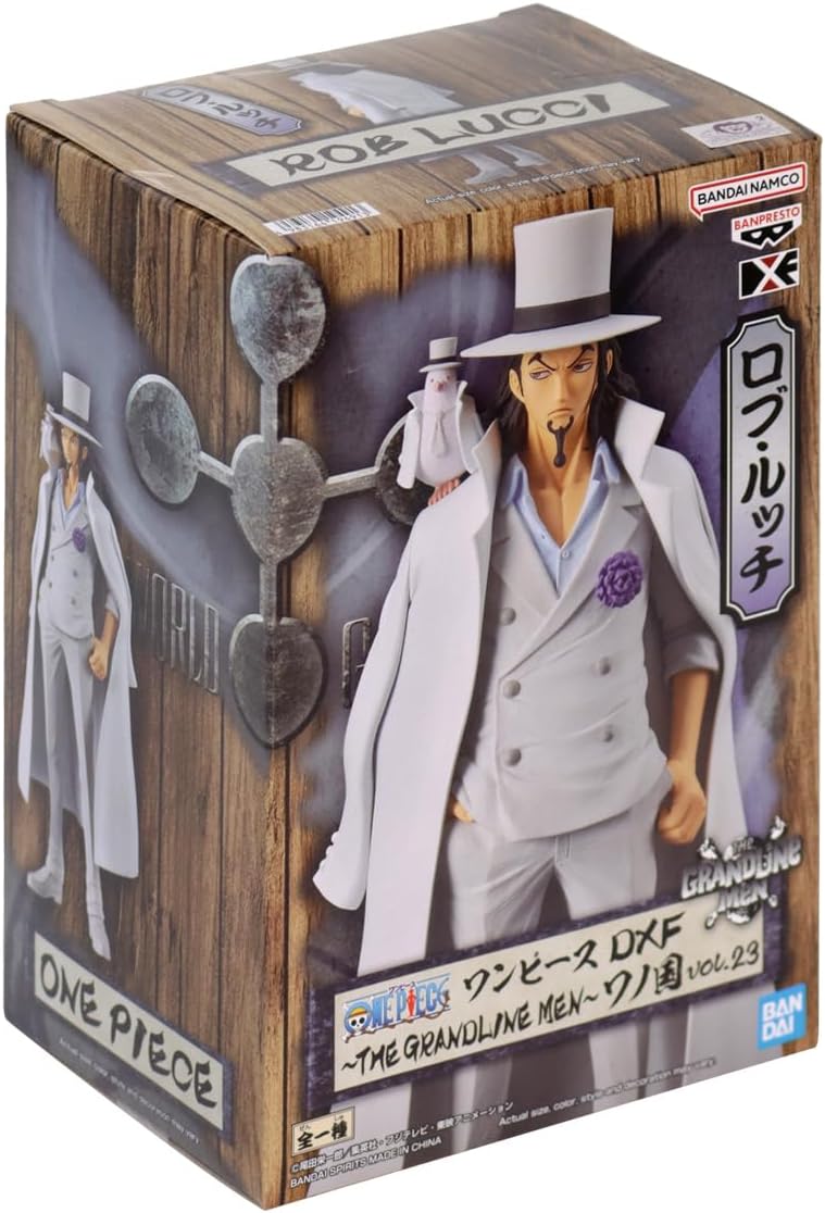 Banpresto - Rob Lucci One Piece, Dxf The Grandline Men Wanokuni, 17 cm, BP19491, Mehrfarbig