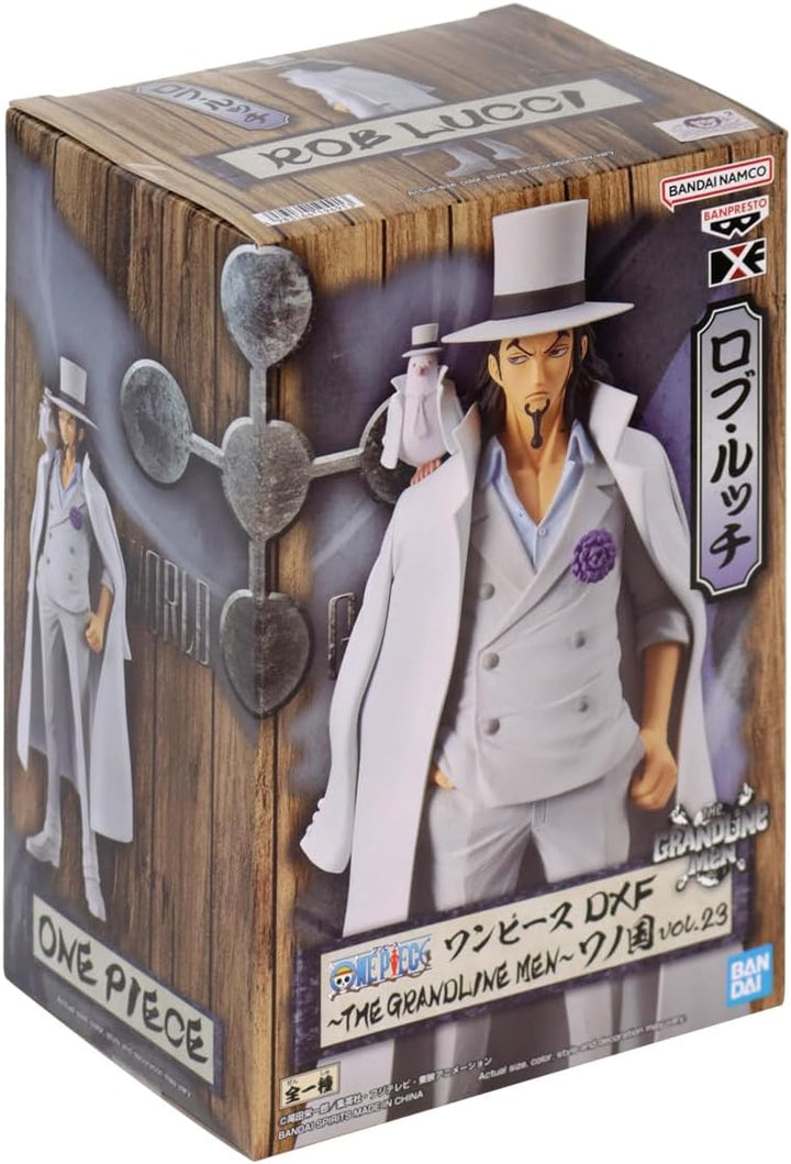 Banpresto - Rob Lucci One Piece, Dxf The Grandline Men Wanokuni, 17 cm, BP19491, Mehrfarbig