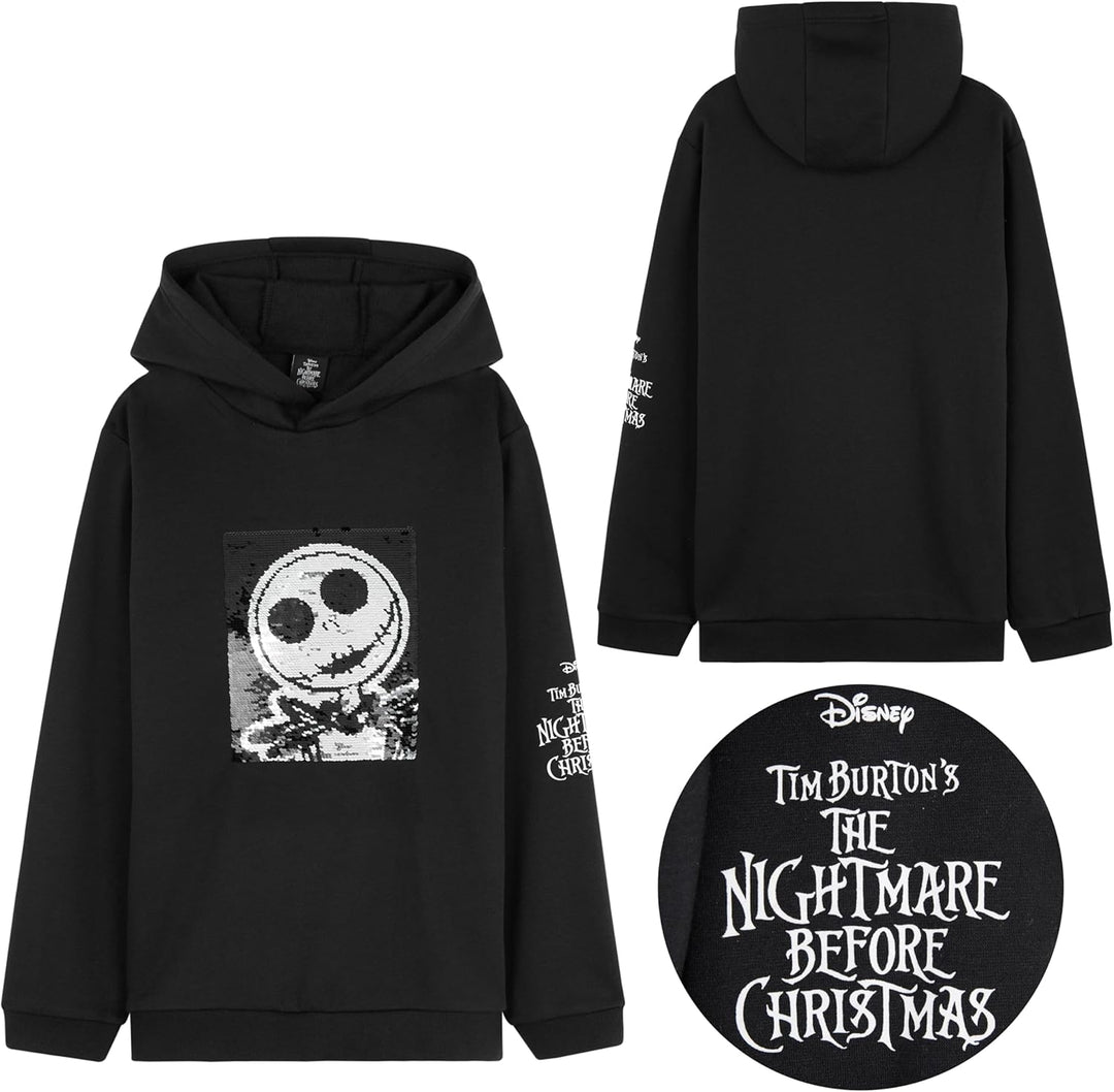 Disney Stitch Pullover Mädchen, Jungen & Teens, Atmungsaktiv Kinder Hoodie Kuschelig mit Wendbarem P