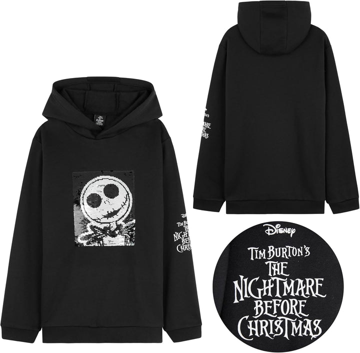 Disney Stitch Pullover Mädchen, Jungen & Teens, Atmungsaktiv Kinder Hoodie Kuschelig mit Wendbarem P
