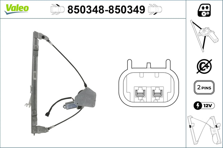 VALEO Fensterheber 850348