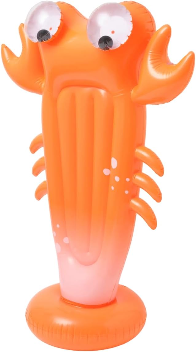 Sunnylife - Aufblasbarer Giant Regner - Sonny the Sea Creature, Neon Orange