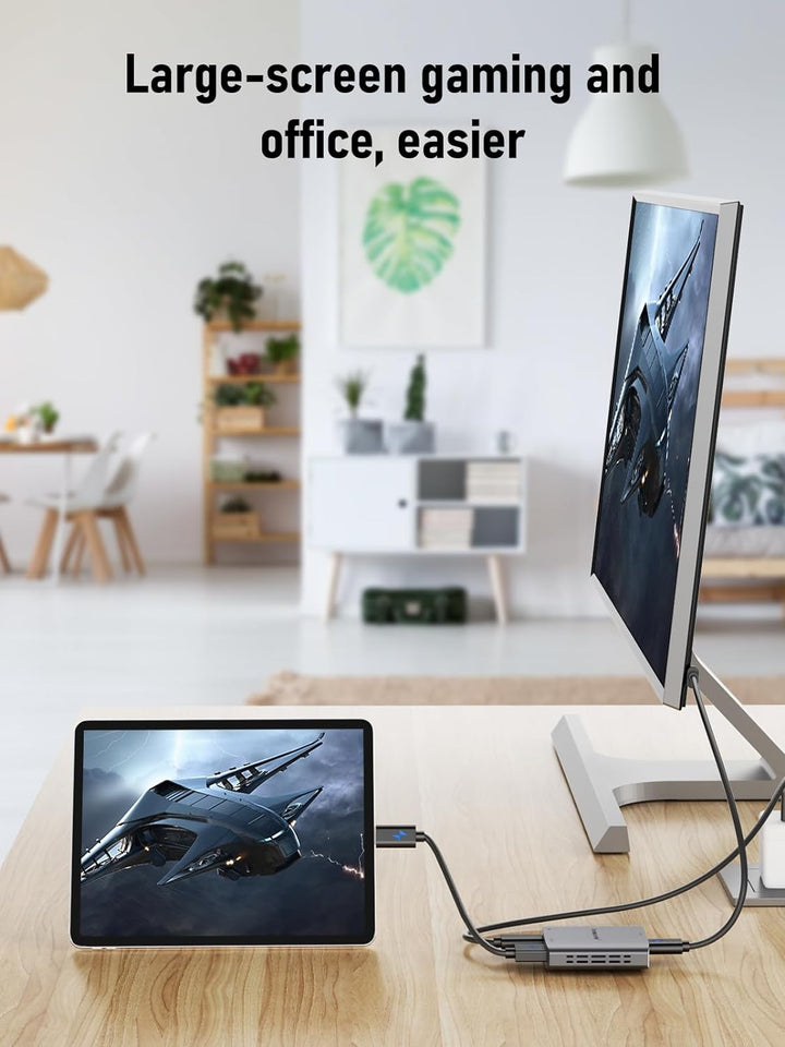 Lemorele Light ning zu USB-C Adapter, Light ning zu Typ-C Video für Nreal Air, Rokid Air, RayNeo AR,