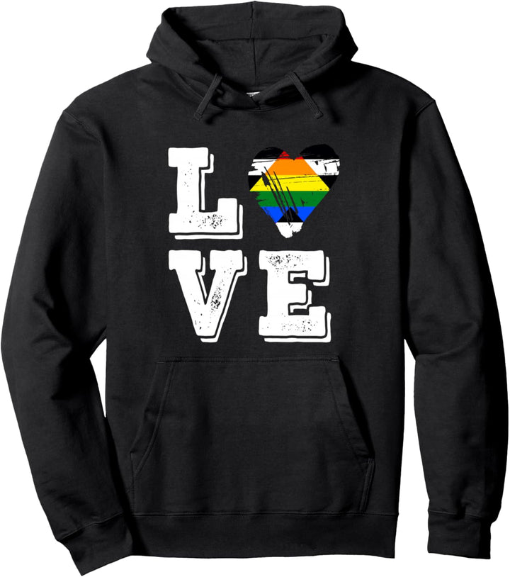 Gerade Ally Pride Flagge Love Straight Ally Flag Pullover Hoodie