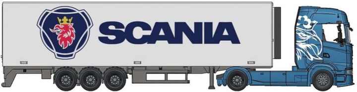 Bburago 1:43 Street FIRE HAULERS with Trailer - Scania S730
