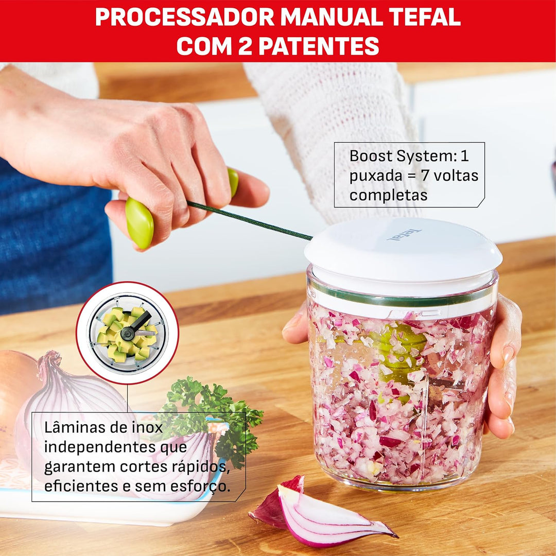Hachoir manuel Tefal Shaker 5 secondes K1644104 Vert