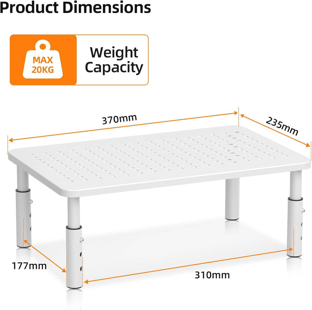 Bracwiser Monitor Ständer Schreibtisch Monitor Stand Riser 3 Höhenverstellbare Monitor Erhöhung mit